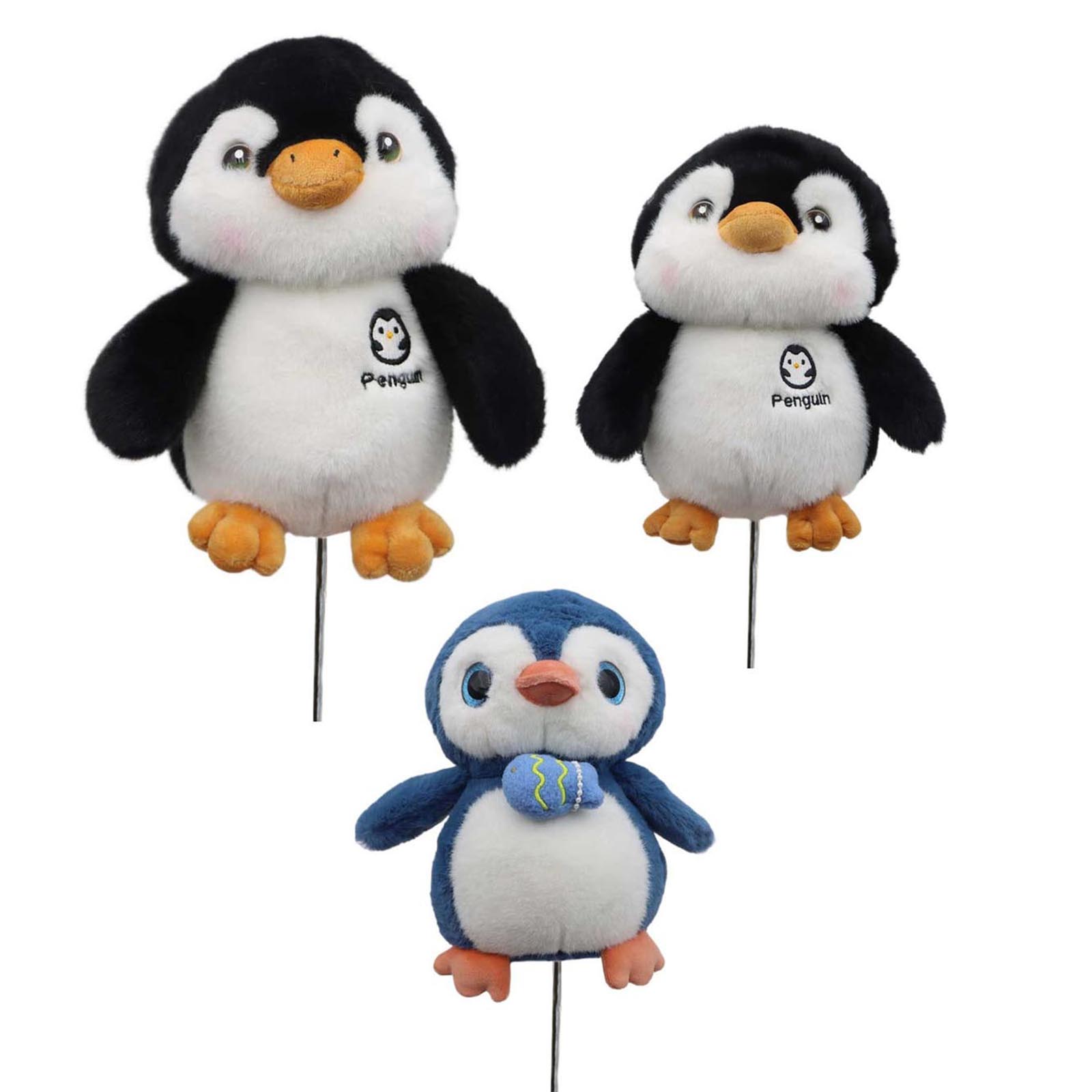 Headcover Driver - かわいいぬいぐるみペンギンゴルフクラブヘッドカバー ドライバー フェアウェイウッドプロテクター ゴルフクラブヘッドカバー