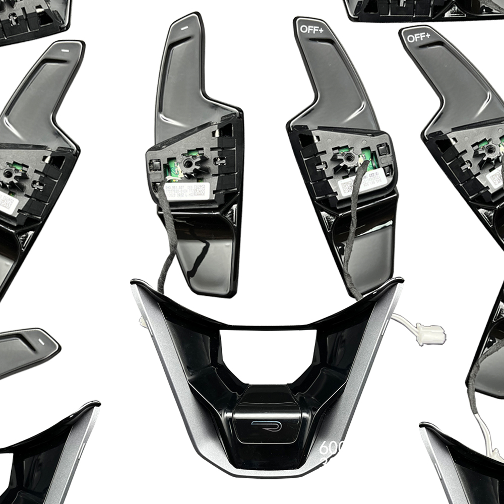 Golf Equipment Logo - フォルクスワーゲン ゴルフ 8 GTI MK8用ステアリングホイールフレームパドル、新型Rロゴ、シフトパドル搭載、アクセサリー、プラグアンドプレイ