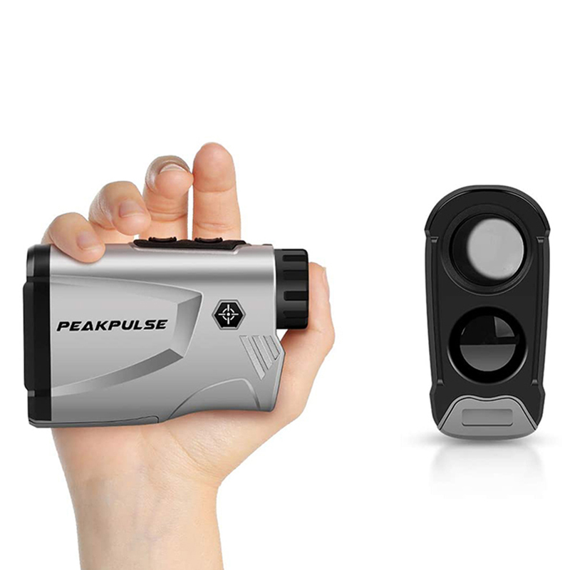 Rangefinder Laser Golf - 狩猟距離計 650 ヤードレーザー距離計 6 倍倍率振動角度高さ速度 ​