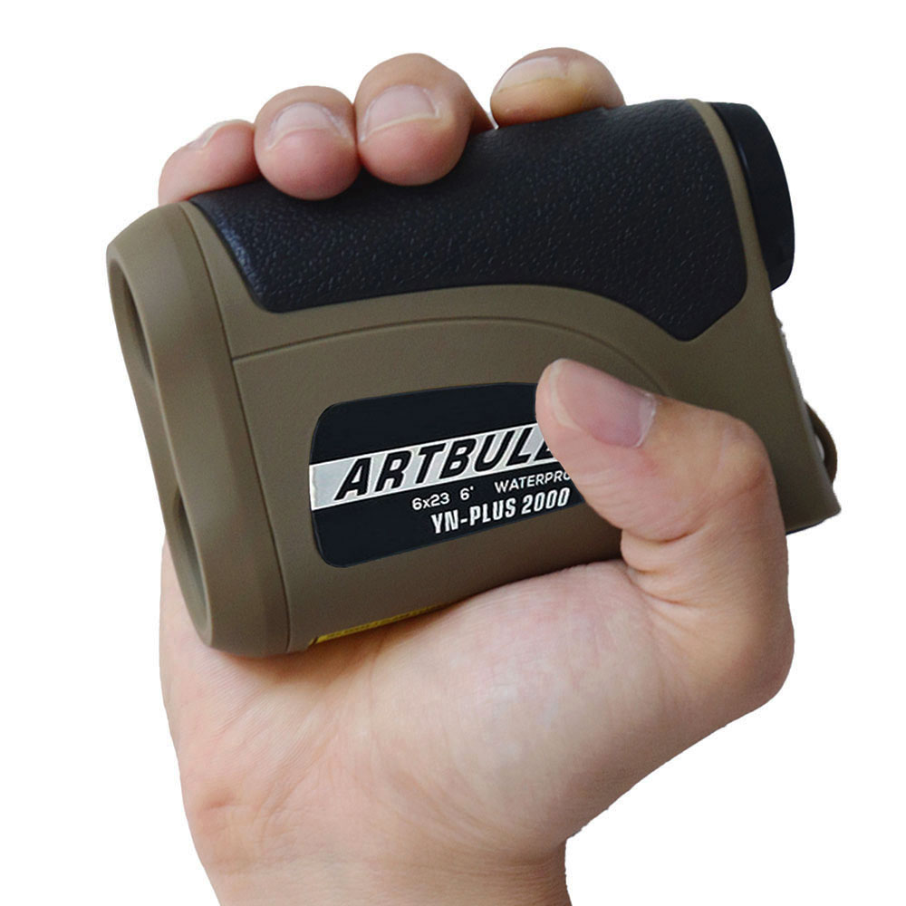 Rangefinder Laser Golf - 2000m長距離レーザー距離計単眼鏡屋外距離計ゴルフ狩猟小数点0.1m/ヤード