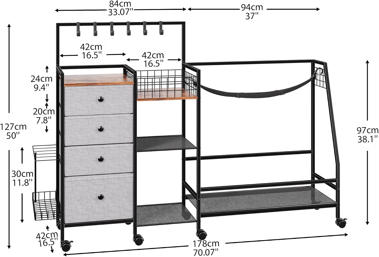 特大ゴルフバッグ収納ラック（ガレージ用）、頑丈な金属製ゴルフ - Golf Equipment Organizer For Garage のレビューと価格