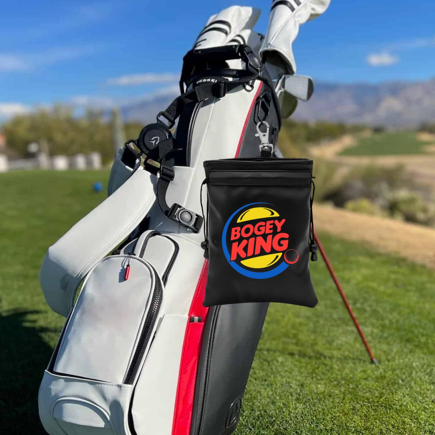 Bogey King ゴルフ貴重品ポーチ、PU レザーゴルフ - Golf Equipment Drawing のレビューと価格