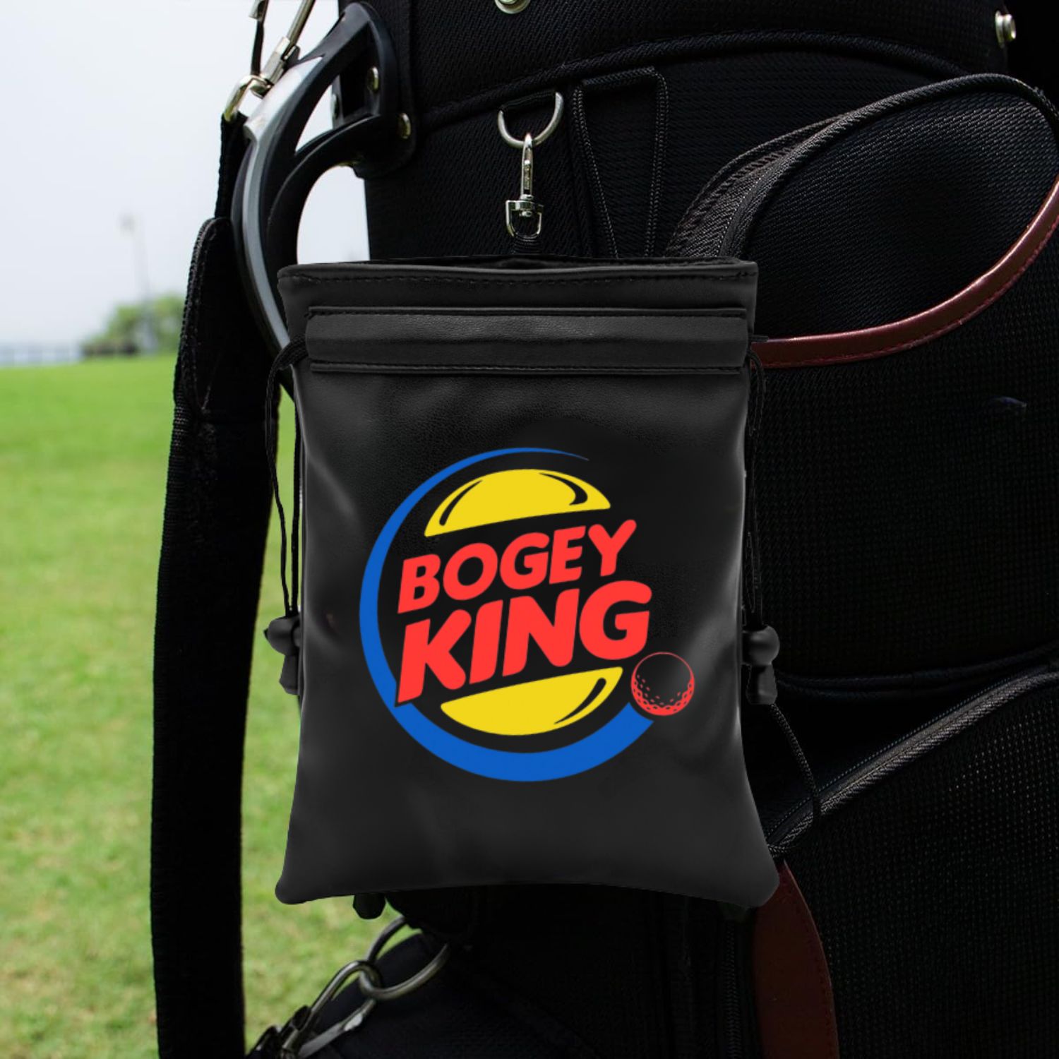 Bogey King ゴルフ貴重品ポーチ、PU レザーゴルフ - Golf Equipment Drawing のレビューと価格