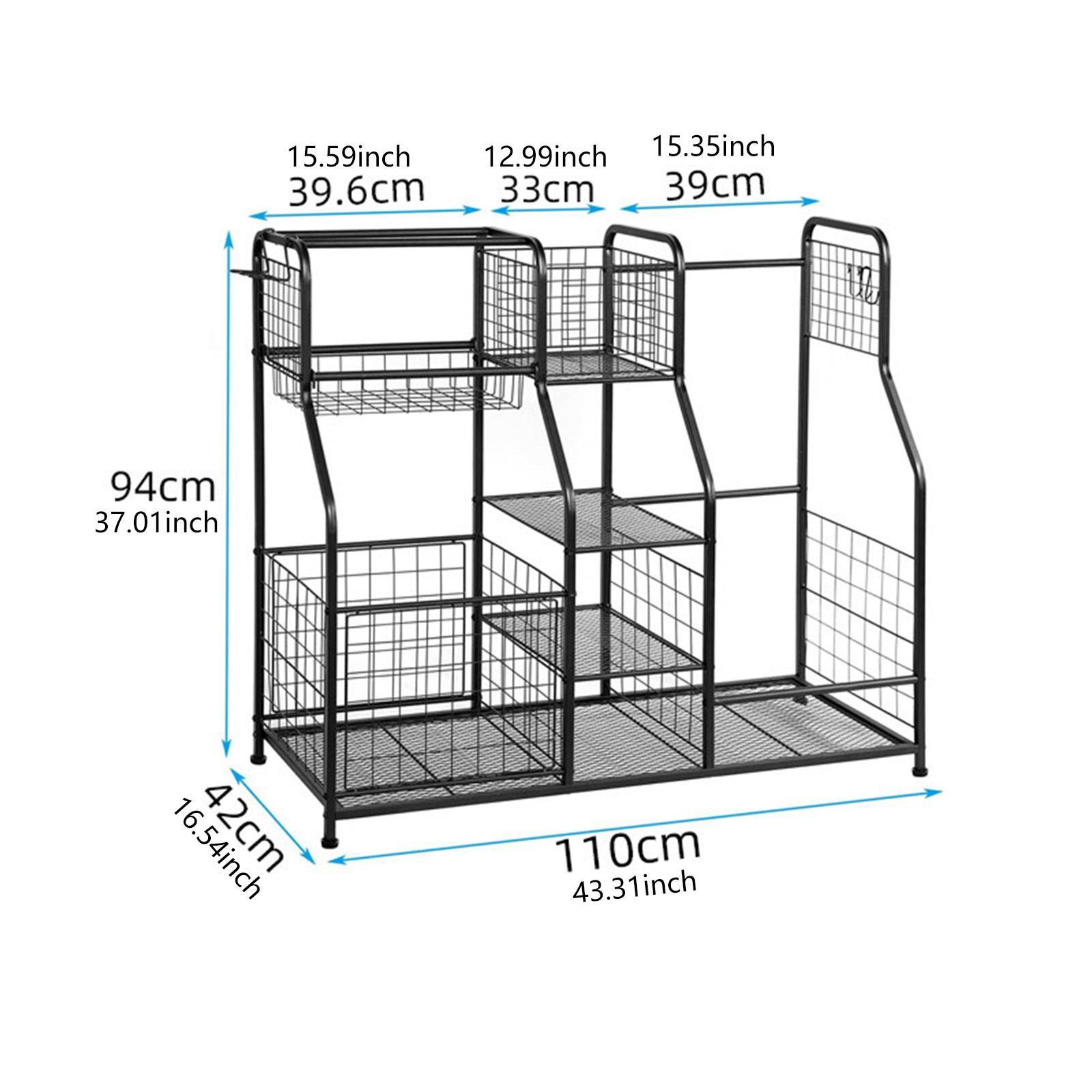 ゴルフバッグ収納ラック ガレージスポーツ用品オーガナイザー  - Golf Equipment Organizer For Garage のレビューと価格