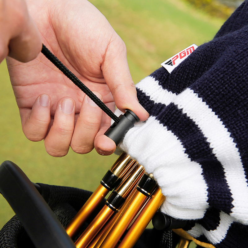 PGM ニットゴルフアイアンヘッドカバーバッグ、調節可能な巾 - Golf Equipment Drawing のレビューと価格