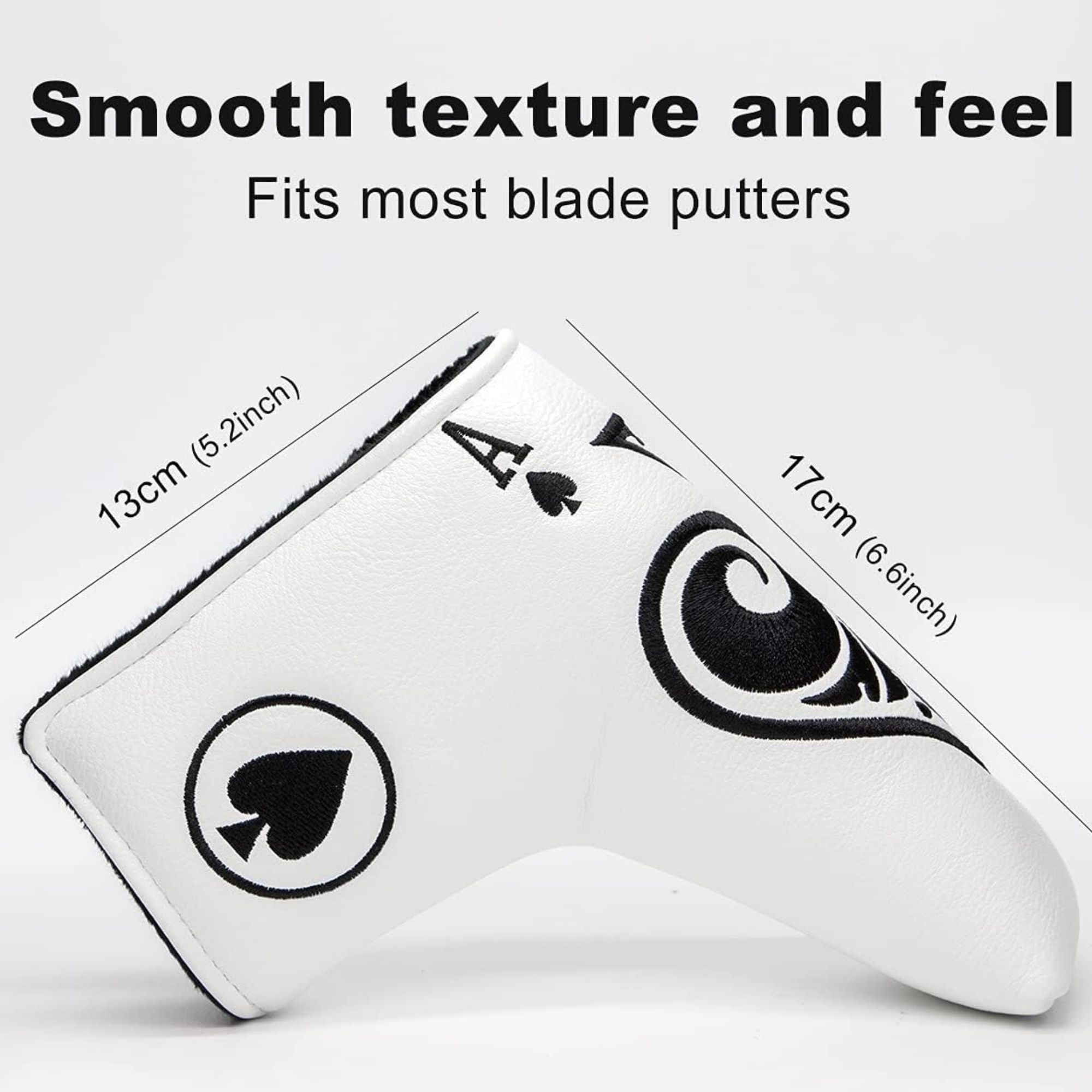 面白いゴルフパターカバーヘッドカバー、ポーカーエーススタイル - Headcover Driver のレビューと価格