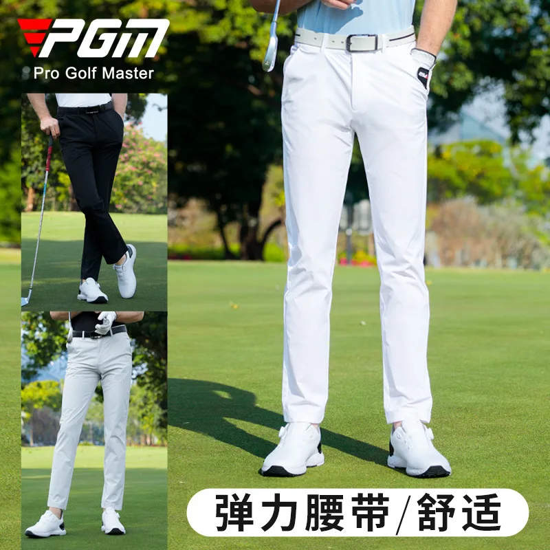 PGM メンズ ゴルフパンツ 春夏用 伸縮性ベルト付き スポ - Golf Equipment Drawing のレビューと価格