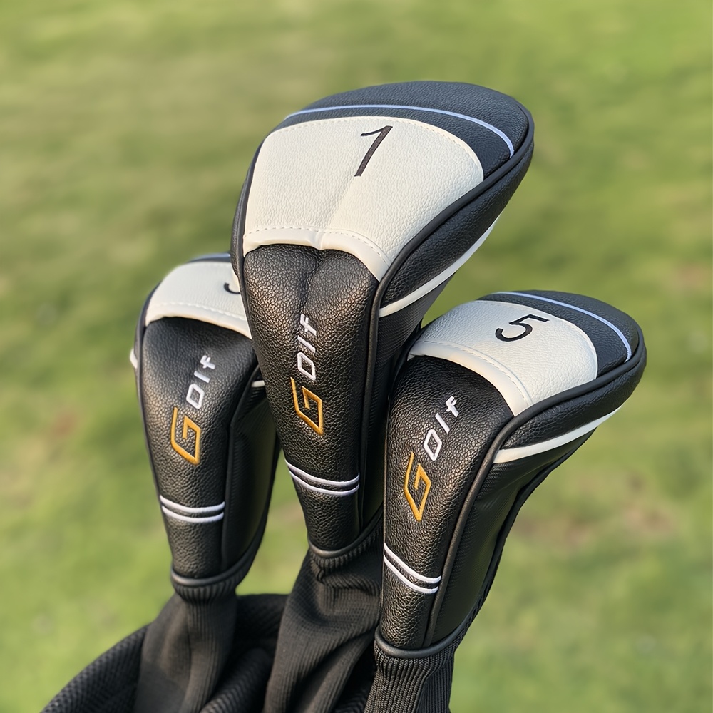 1個/3個入りゴルフヘッドカバー - ドライバー、フェアウェ - Headcover Driver のレビューと価格