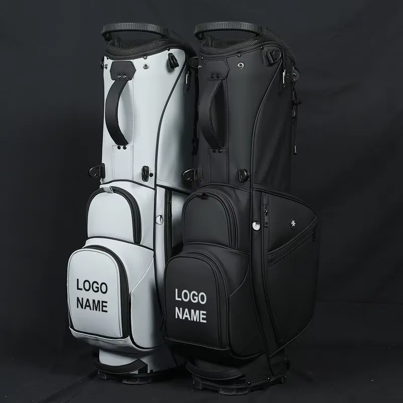 ASL GOLF カスタムロゴスタンドバッグ 高品質PUレザ - Golf Equipment Logo のレビューと価格